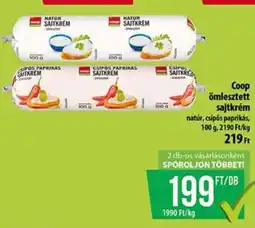 Coop Coop ömlesztett sajtkrém ajánlat
