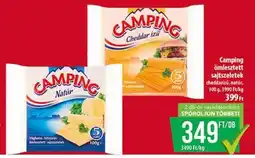 Coop Camping ömlesztett sajtszeletek ajánlat