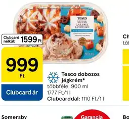 Tesco Tesco dobozos jégkrém ajánlat