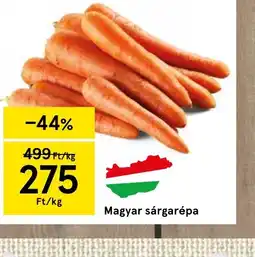 Tesco Magyar sárgarépa ajánlat