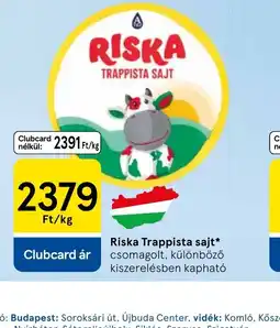 Tesco Riska Trappista sajt ajánlat