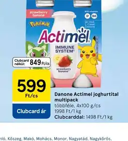 Tesco Danone Actimel joghurtital multipack ajánlat