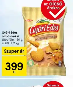 Tesco Győri Édes omls keksz ajánlat