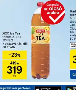 Tesco Xixo Ice Tea ajánlat