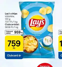 Tesco Lay's chips ajánlat