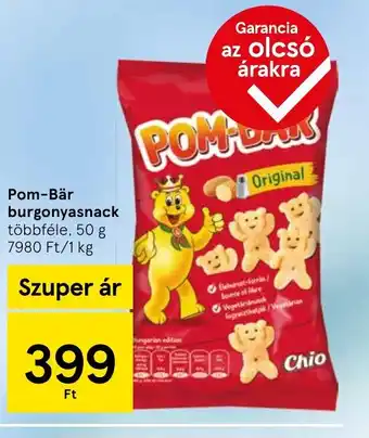 Tesco Pom-Bär burgonyasnack ajánlat