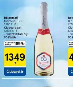Tesco BB pezsgő ajánlat