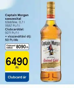 Tesco Captain Morgan szeszesital ajánlat