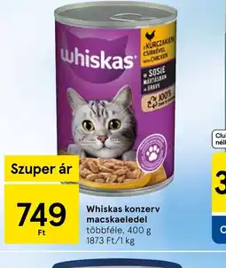 Tesco Whiskas konzerv macskaeledel ajánlat