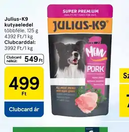 Tesco Julius-K9 kutyaeledel ajánlat