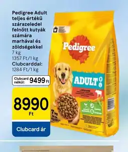 Tesco Pedigree Adult teljes értékű szárazeledel ajánlat