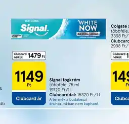 Tesco Signal fogkrém ajánlat
