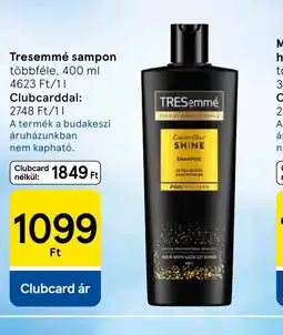 Tesco Tresemmé sampon ajánlat