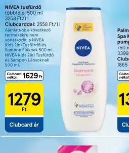 Tesco Nivea tusfürdő ajánlat