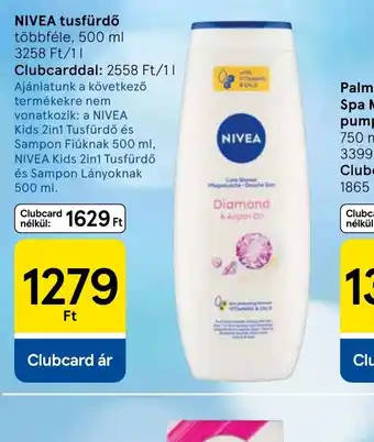 Tesco Nivea tusfürdő ajánlat