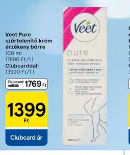 Tesco Veet Pure szőrtelenítő krém ajánlat