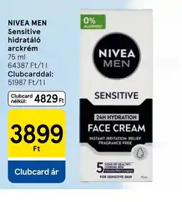 Tesco Nivea Men Sensitive hidratál arckrém ajánlat