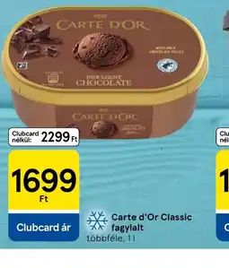 Tesco Carte d'Or Classic fagylalt ajánlat