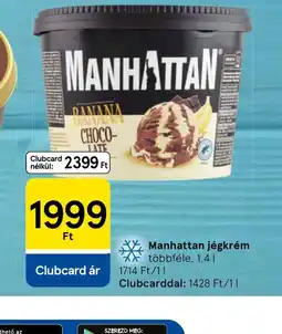 Tesco Manhattan Jégkrém ajánlat