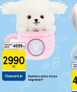 Tesco Keeleco plüss kutya bögrében ajánlat