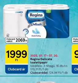 Tesco Regina Delicate toalettpapír ajánlat
