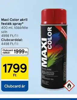 Tesco Maxi Color akril festék spray ajánlat
