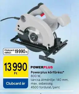 Tesco Powerplus körfűrész ajánlat
