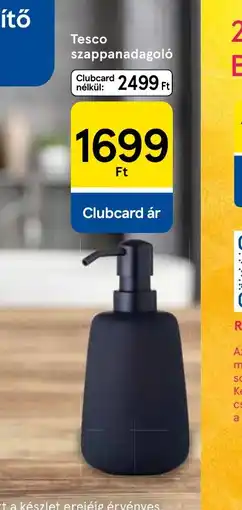 Tesco Tesco szappanadagol ajánlat