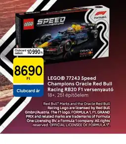 Tesco LEGO® 77243 Speed Champions Oracle Red Bull Racing RB20 F1 versenyaut ajánlat
