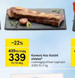 Tesco Konkoly Hús füstölt oldalas ajánlat