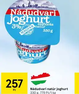 Tesco Nádudvari natúr joghurt ajánlat