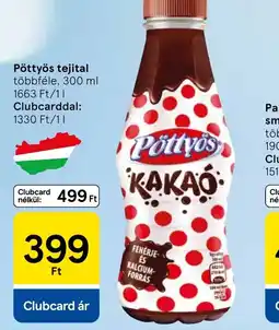 Tesco Pöttyös tejital ajánlat