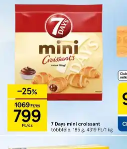 Tesco 7 Days mini croissant ajánlat