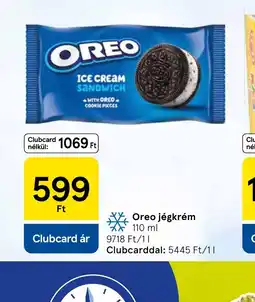 Tesco Oreo jégkrém ajánlat
