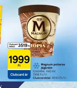 Tesco Magnum poharas jégkrém ajánlat