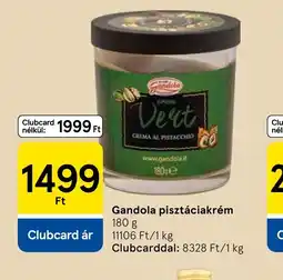 Gandola pisztáciakrém