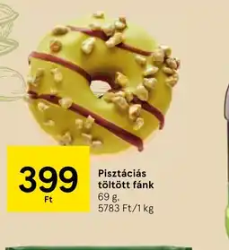 Tesco Pisztáciás töltött fánk ajánlat
