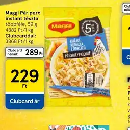 Tesco Maggi Pár Perc Instant Tészta ajánlat