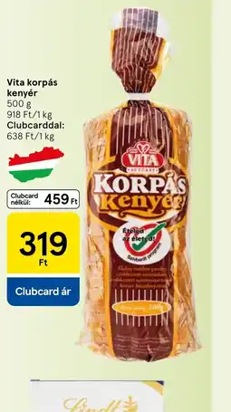 Tesco Vita korpás kenyér ajánlat