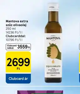 Tesco Mantova extra szűz olívaolaj ajánlat