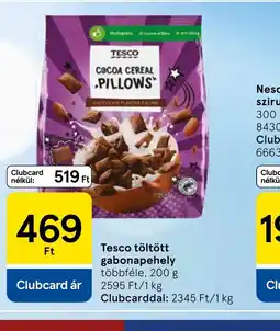 Tesco Tesco töltött gabonapehely ajánlat