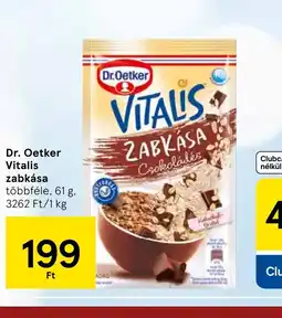 Tesco Dr. Oetker Vitalis zabkása ajánlat