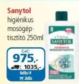 ÁRKLUB Sanytol higiénikus mosógép- tisztító ajánlat