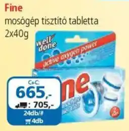 ÁRKLUB Fine mosógép tisztító tabletta ajánlat