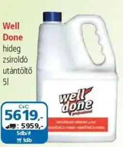 ÁRKLUB Well Done hideg zsíroldó utántöltő ajánlat