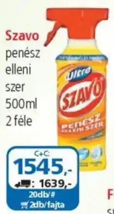 ÁRKLUB Szavo penész elleni szer ajánlat