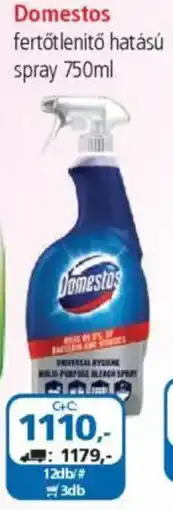 ÁRKLUB Domestos fertőtlenítő hatású spray ajánlat