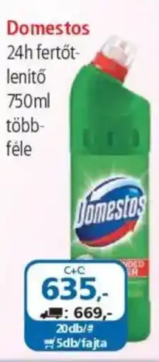 ÁRKLUB Domestos 24h fertőtlenítő ajánlat