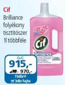 ÁRKLUB Cif Brilliance folyékony tisztítószer ajánlat