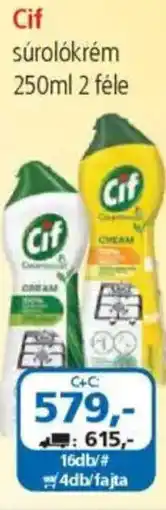 ÁRKLUB Cif súrolókrém ajánlat